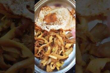 Healthy Weightloss recipe Oyster mushroom with Halfboil #weightloss  #jolillyskitchen #shorts #lunch