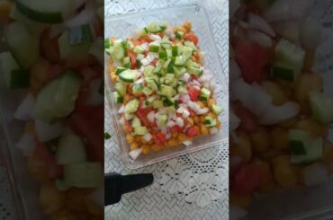 mediterranean chickpea salad recipe   #shorts