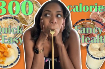 300 Calorie High-Protein Meals for one! Fancy, quick, easy, and healthy.