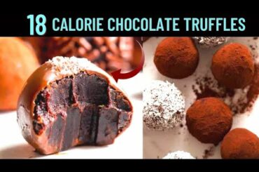 Low Calorie Truffles-Healthy Truffles-how to make healthy Truffles