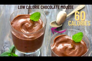 Low calorie Chocolate Mousse in Calorie deficit-Healthy chocolate Mousse