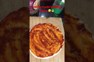 Home made healthy pizza #shorts #youtubeshorts #viral #pizza #pizzarecipe #food #oven #pizzarecipe