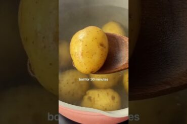 Healthy - smashed potatoes are elite #short #shorts