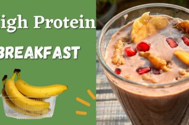 Overnight Oats, High Protein Breakfast, No Sugar, Healthy Breakfast, Weight loss Recipe
