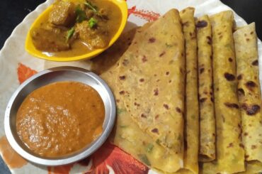 Moong Dal paratha l Healthy and tasty flat bread by Sini Kailash l Green split lentils paratha
