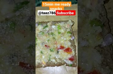 15 min me ready||healthy masala sandwich snack #shorts #foodlover #viral #healthyfood #shortsvideo
