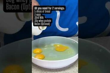 Easy High Protein Breakfast - Protein French Toast