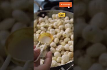 2 min Healthy Snack recipe |Makhana or Foxnut #healthyrecipes #snacks #2minvideo #healthysnacks