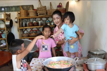 Today I have two recipes with shrimps, I prepare healthy and yummy meal for children