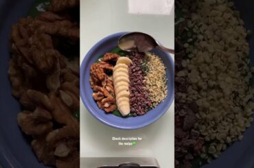 Healthy breakfast smoothie bowl | Healthy breakfast ideas