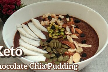 How To Make Chia Seed Pudding For Weightloss | Keto Chocolate Chia Pudding | LCHF Recipe