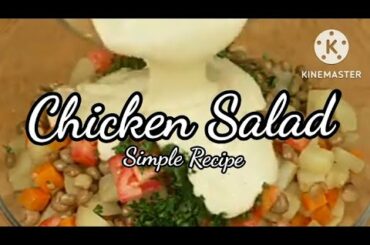 Chicken Salad recipe with Vegetables|Very simple and Healthy Recipes #dailyvlog #youtube #heirs