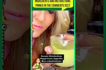 Fat Burning Smoothie of The YEAR #tiktok #weightloss #drink #challenge #ytshort #shortsvideo #shorts