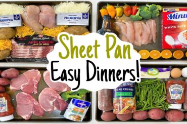 5 Cheap & Fancy Sheet Pan Dinners! | The EASIEST Lunch & Dinner Recipes | Julia Pacheco Cooking