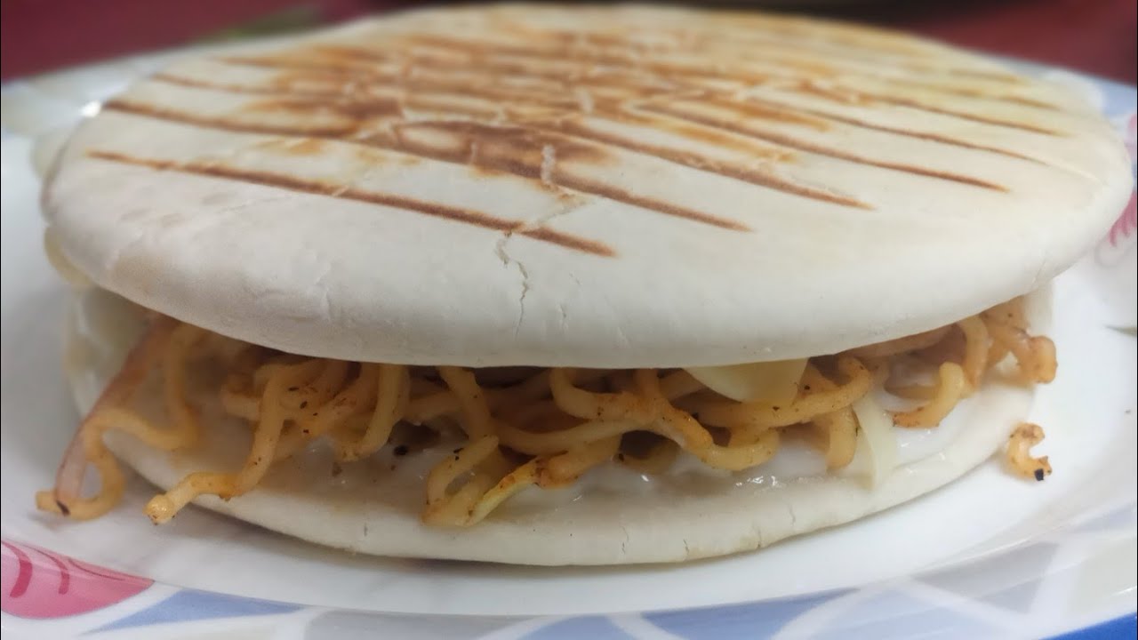 Noodles sandwich recipe | Lunch box recipe | loving food Noodles sandwich recipe | Lunch box recipe | loving food