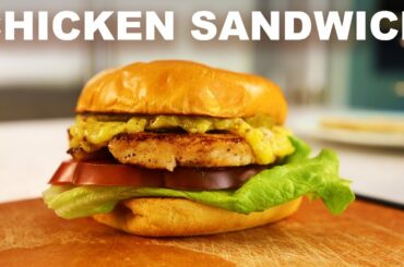 Chicken that actually fits on a sandwich | Garlic and mustard aioli