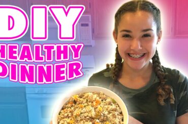 Gracie's DIY Healthy Dinner Recipe! (Haschak Sisters)