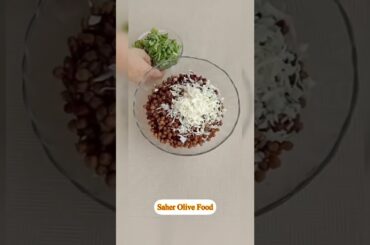 Chickpea Salad For Weight Loss By Saher Olive Food #Shorts #Shortfeed