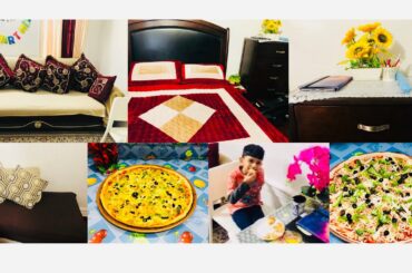 Mera ghar Meri Jannat How to make Vegetable Pizza Recipe Healthy breakfast ideas Pakistani Vlogs