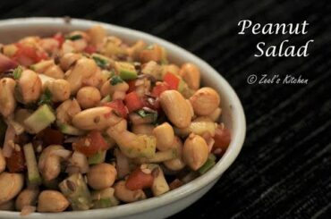 Peanut Salad Recipe | Soaked Peanut Salad | Healthy Weight-loss Peanut Salad | Zeel's Kitchen