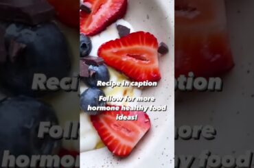 Healthy snack for PCOD! Hormone healthy snack recipe! #shorts #shortsvideo #food #recipe