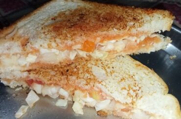 Baccho ke Liye Tasty Veg Cheese Sandwich | Healthy Cheese Vegetable sandwich Recipe