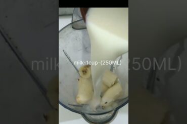 Healthy Banana flaxseeds smoothie/Healthy breakfast recipe #Healthy smoothie #banana almond smoothie