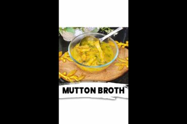 Healthy Recipe Of Paya Soup | Mutton Broth | Bone Broth | For Daily Use #shorts