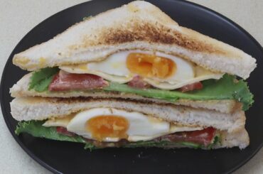 When I have 5 minutes, I make this healthy and tasty sandwich for breakfast | Sandwich recipe