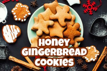 Gingerbread Cookies? Always! Soft and Chewy Honey #GingerbreadCookies Recipe