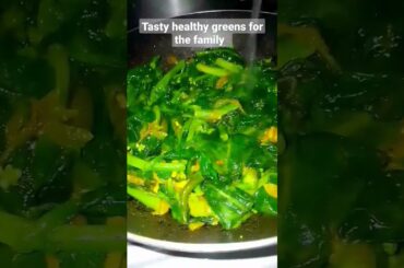 Tasty healthy greens for the family #tasty #greens #spinach #veggies #healthyfood #healthyrecipes