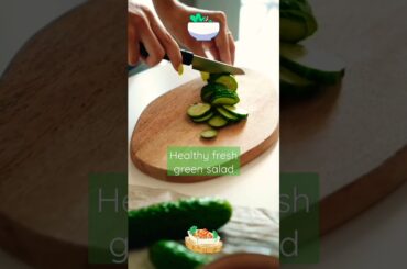 Healthy Green Salad #recipe  #saladforweightloss #salad #shorts