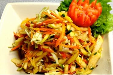Apple and Cabbage Salad|Cabbage and Green Apple Salad Recipe|healthy salad|