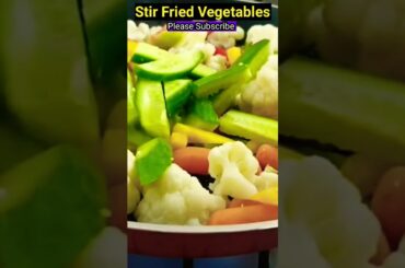 #Fried Vegetables#Stir Fry Healthy Food#Weight Loss Tip#Full Recipe Link In Comments#Shorts#