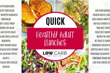 Quick & Healthy Lunch Recipes