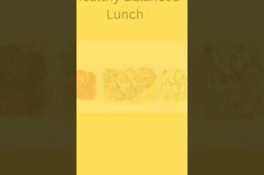 Healthy Balanced Breakfast,,Lunch,, Dinner Idea##weightloss