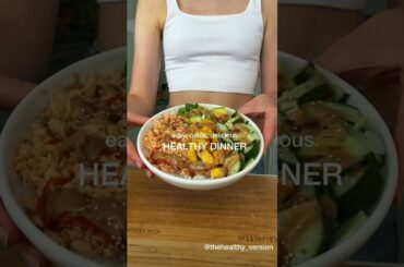 EASY QUICK DELICIOUS HEALTHY DINNER #shorts #healthyfood #viralvideo