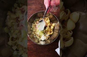 pasta tuna salad recipe healthy #shorts