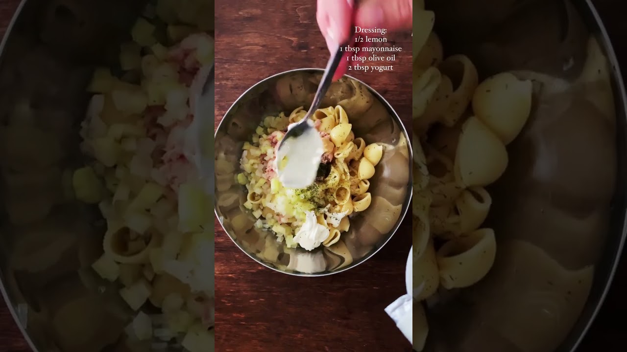 pasta tuna salad recipe healthy #shorts pasta tuna salad recipe healthy #shorts