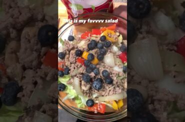 Salad recipe #quickmeals #familymeals #busymomlife #cooks #foodie #salad #groundturkey #healthy