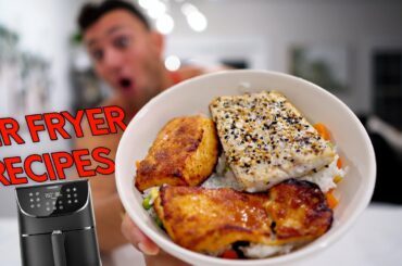 4 foods I ONLY Cook In The Air Fryer! // High Protein Air Fryer Recipes
