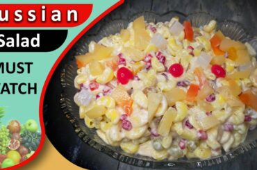 Russian Salad Recipe | Healthy & Tasty Russian Salad by Quick Food Kitchen