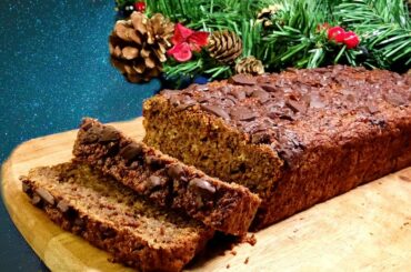 Healthy Chocolate Banana Bread (No Sugar, No dairy & No Gluten)