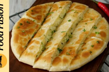 No Bake Potato Cheese Bread Recipe by Food Fusion