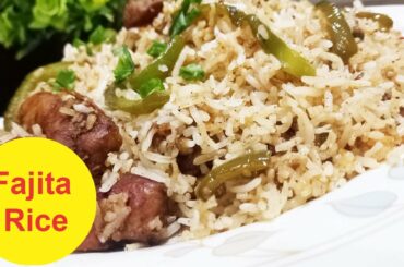 Fajita Rice Recipe | Healthy Chicken Breast Recipes For Dinner | Quick Simple Chawal Respi At Home