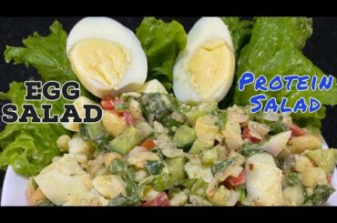 egg salad | high protein salad | salad | healthy recipes | salad recipes | weight loss recipe | egg