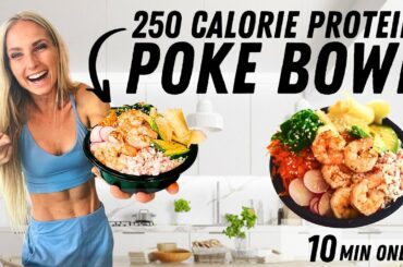 Quick Low Calorie Protein Poke Bowl in 10 minutes only!