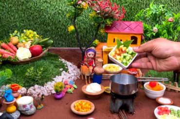 Russian Salad Recipe | Creamy Salad | Vegetable Cream Salad | Healthy Food | Tiny Mini Foods