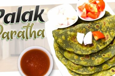 Palak Paratha Recipe || Weight Loss Recipes | Healthy Paratha Recipes || Hyderabadi Ruchulu