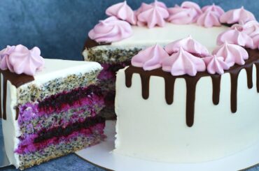 Poppy seeds HEALTHY cake! Low-calorie sugar-free recipe!